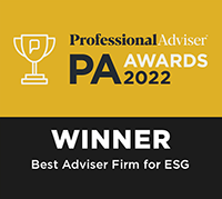 Professional Adviser Awards – Best Adviser Firm for ESG